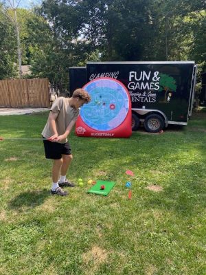 Inflatable Bucket Golf Chip n Stick
